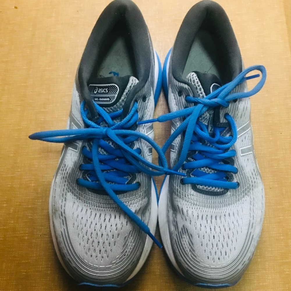 Women’s size 9 ASICS running sneakers.